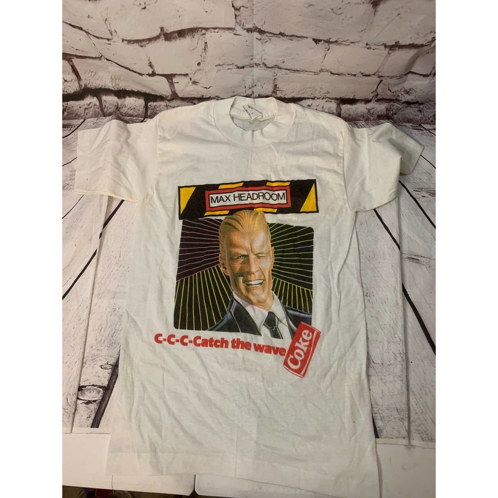 Vintage Coca-Cola Max Headroom single-stitch shirt Selec-T (small)